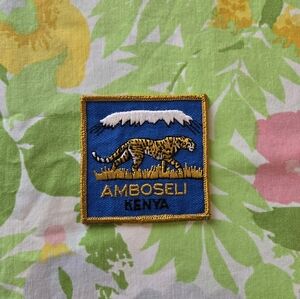 Vintage Amboseli Kenya Sew On Patch